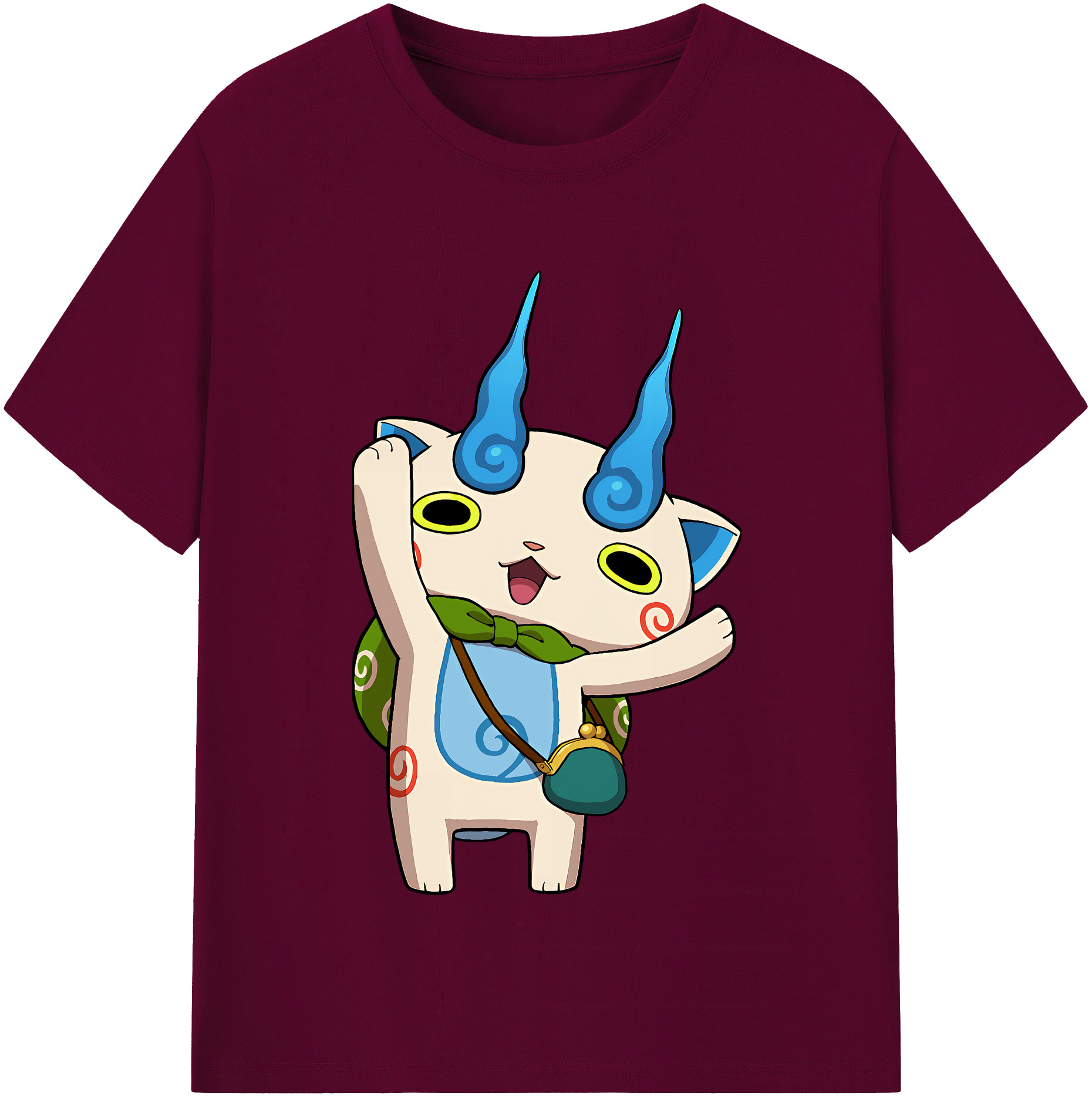（画像用） 妖怪ウォッチ Yo-kai Watch レディースカジュアルプリントTシャツ（綿100％）